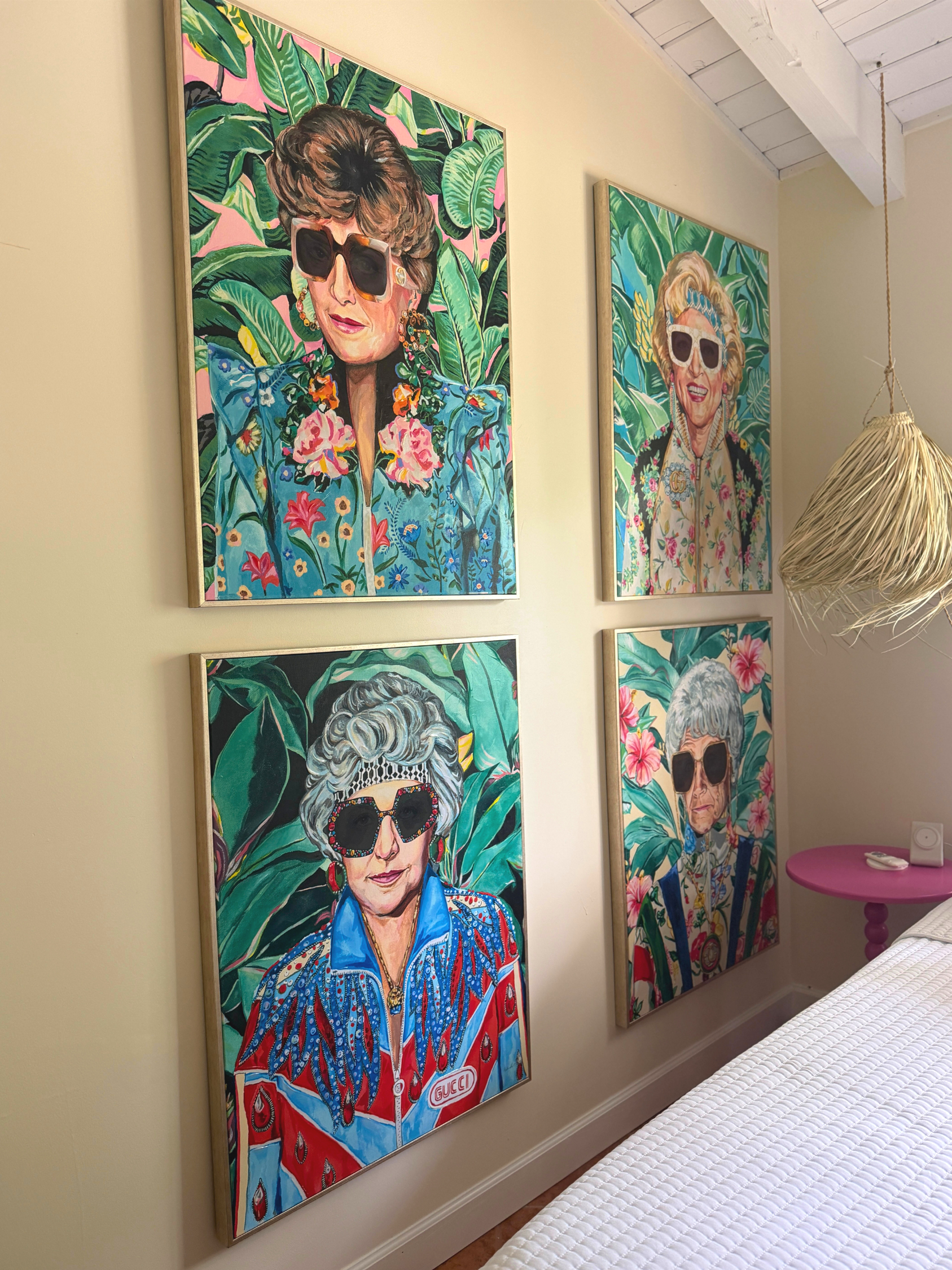 Golden girl bedroom.