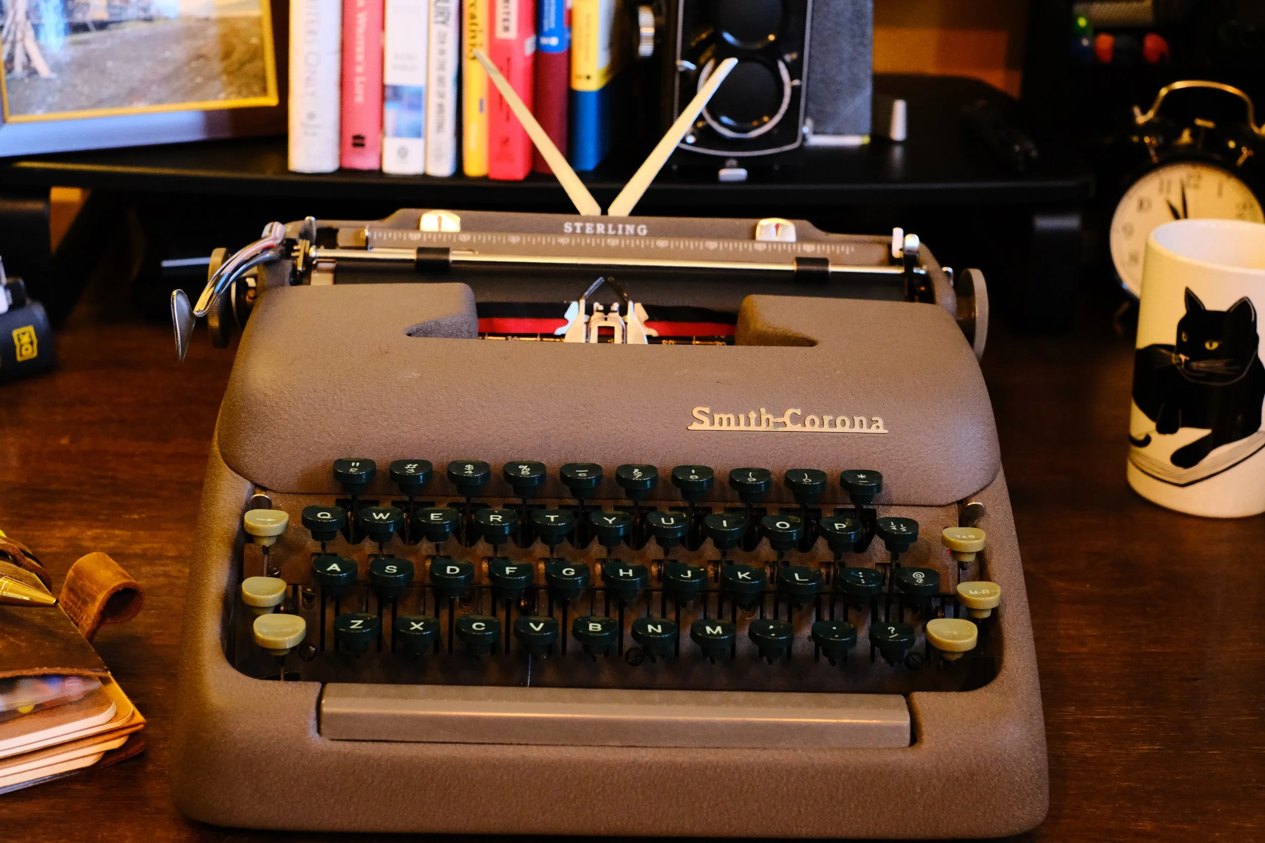 Sterling front of the machine