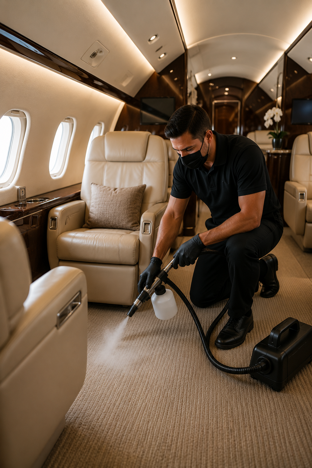 Aircraft cabin odor control in new york