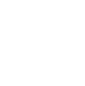 A circular pattern made of white dots on a black background.