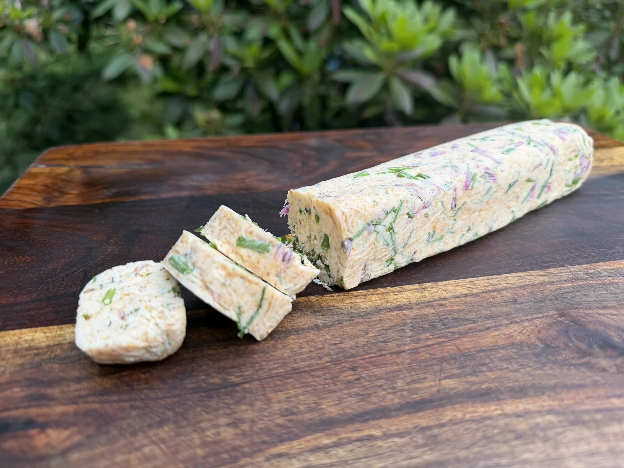 Chive Blossom Compound Butter