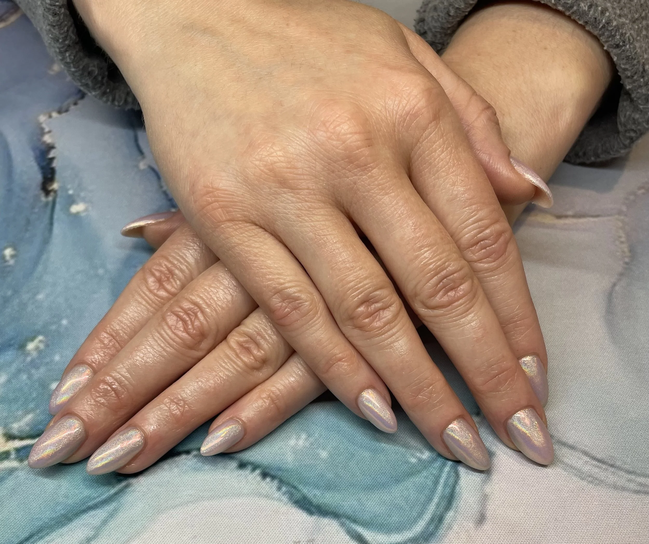 Prism Chrome Over Sculpted BIAB