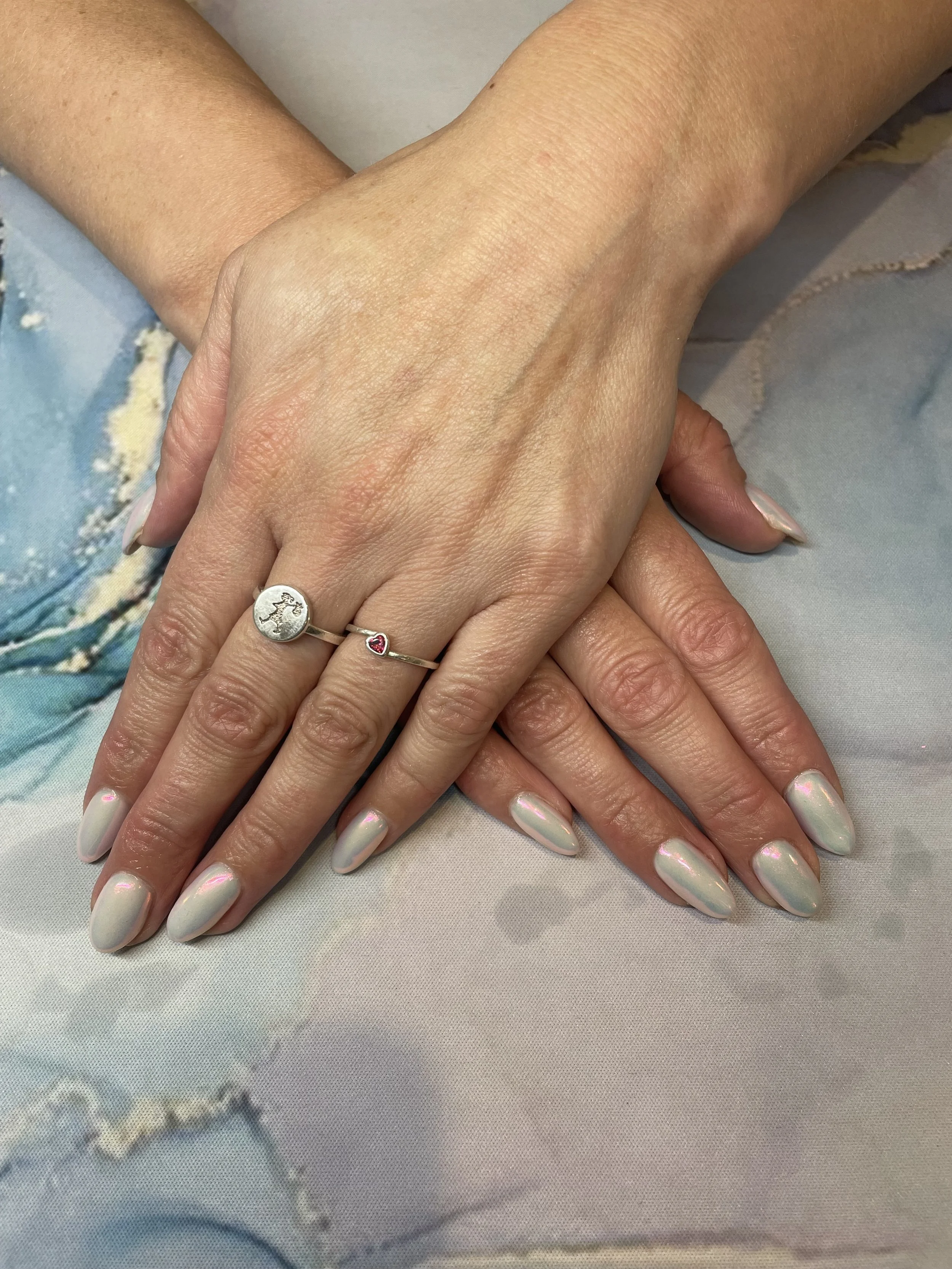Pearl Chrome over BIAB