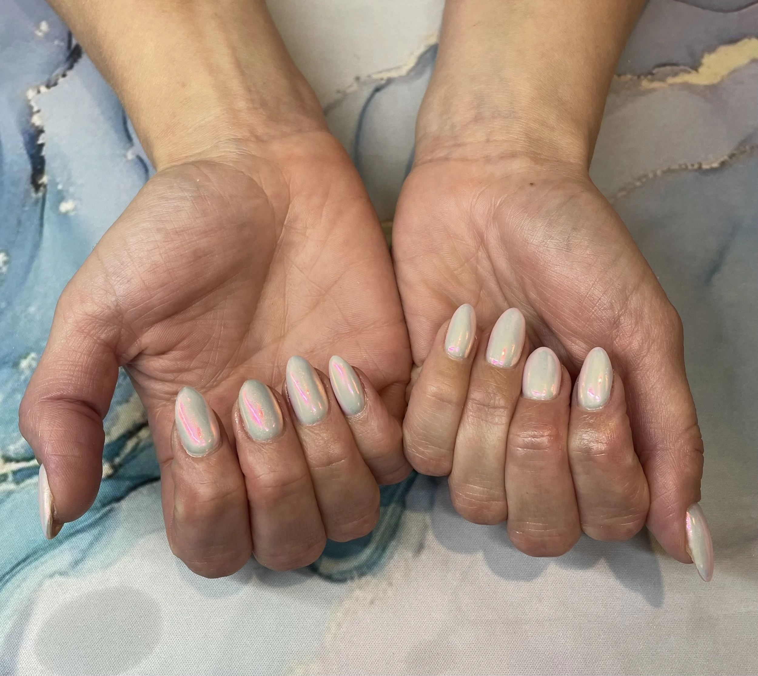 Pearl Chrome over BIAB
