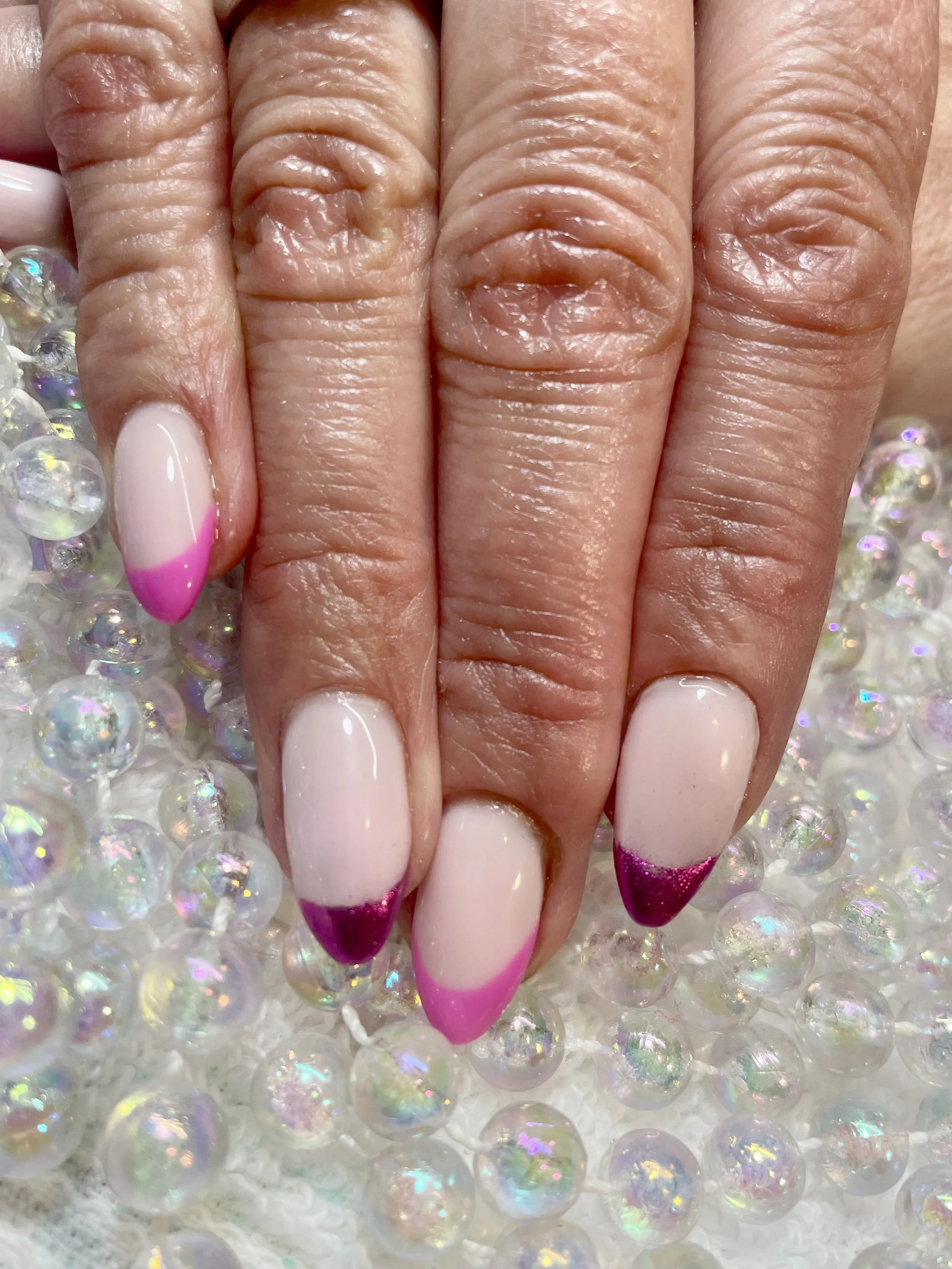 Barbie & Chrome French Tips