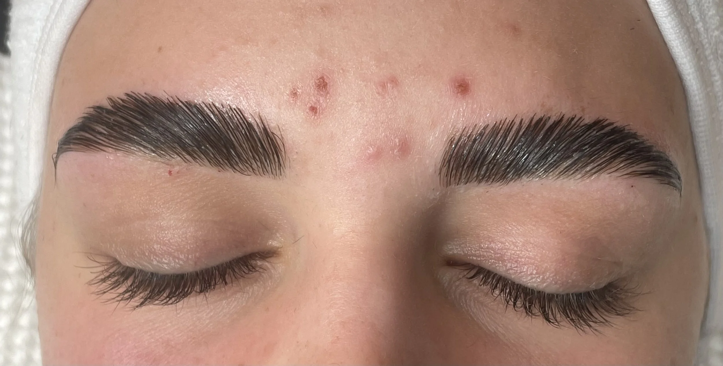 Brow Lamination w Tint & Wax