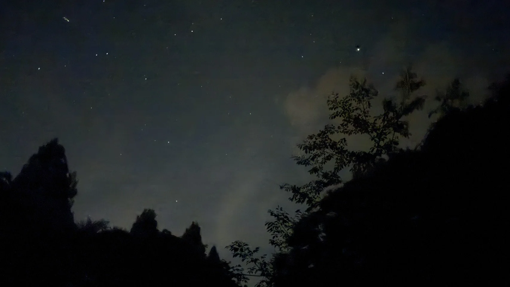 星空と蛍に光が美しい荘川町