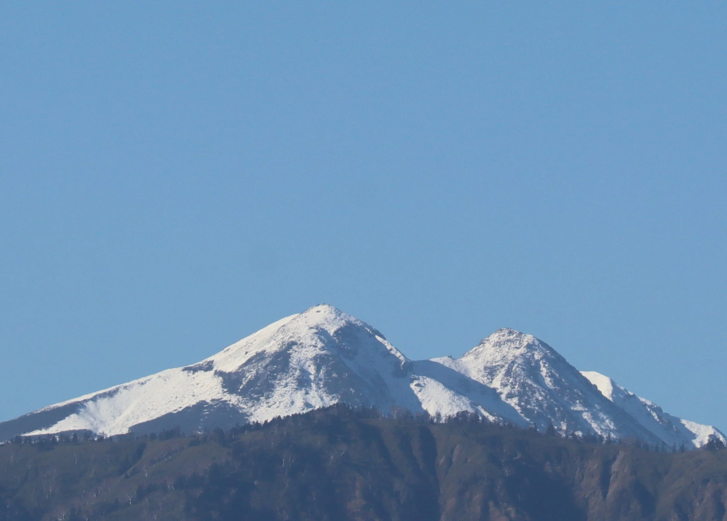 日本三名山の白山。美しい風景