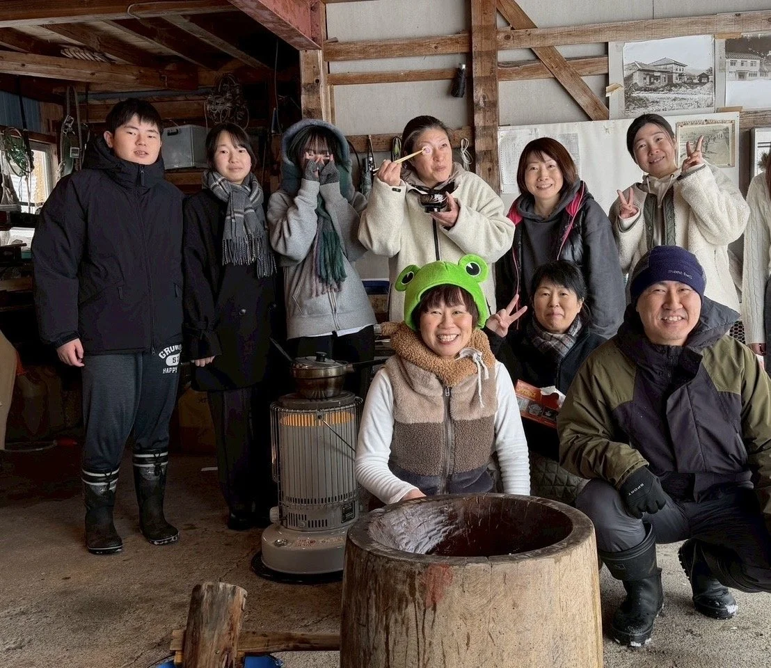 荘川町の地域の皆さんとの集合写真