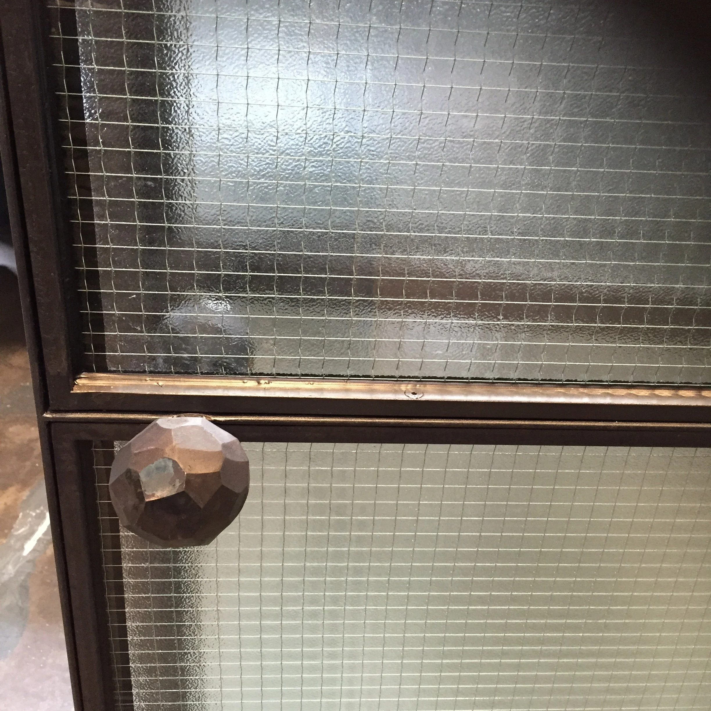 wired glass door doors nugget wall T section angle frame privacy handle glazing 00009 copy.JPG
