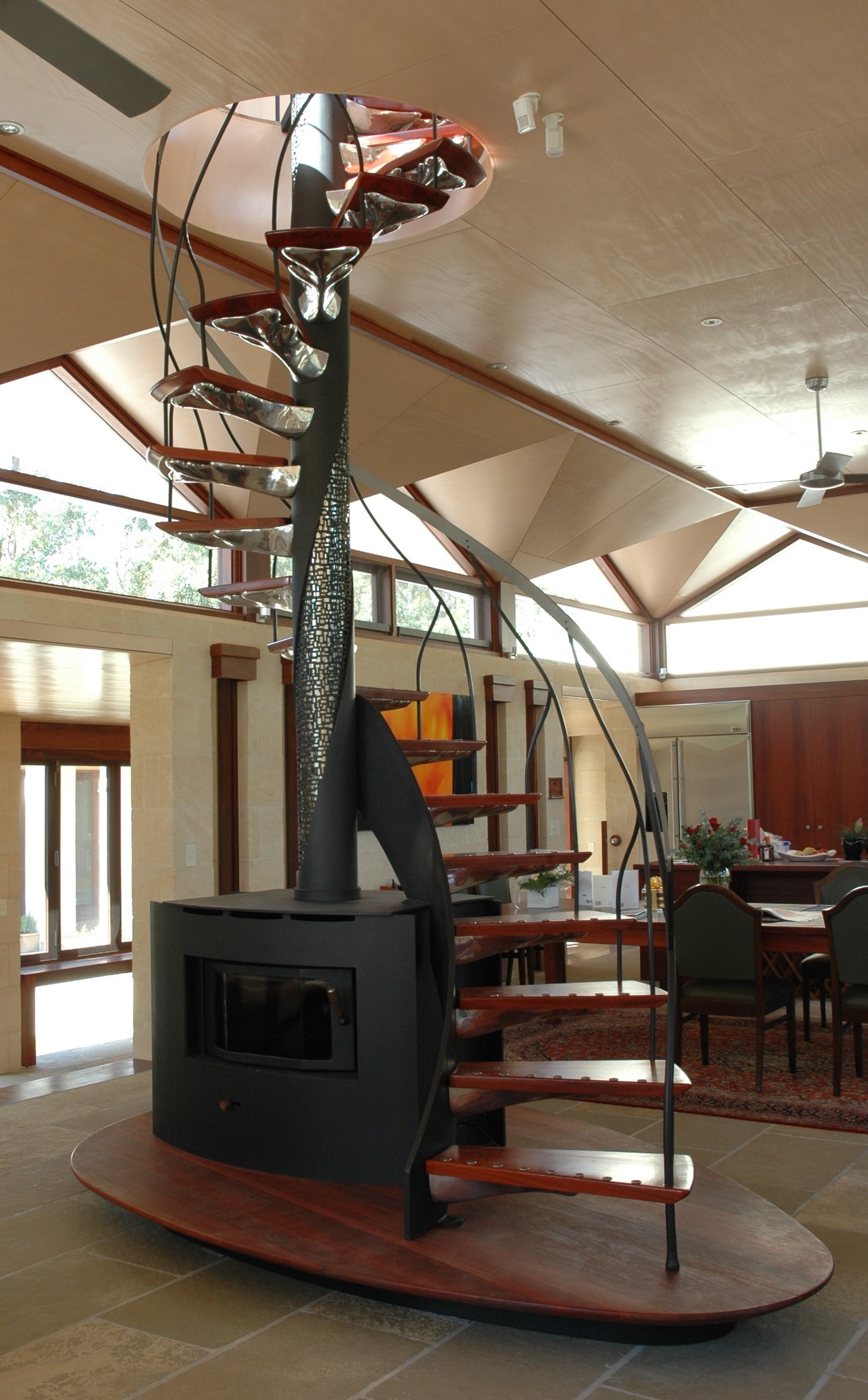 soiral stair staircase fire laser stainless turret handrail cast aluminium decorative sculptural 00036 copy.JPG