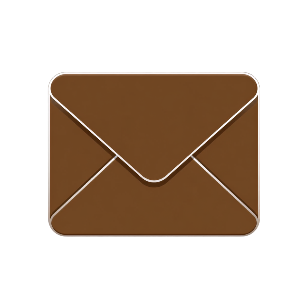 Luxury email contact icon for The Hair Court salon and extension boutique in Bryan-College Station, Texas.