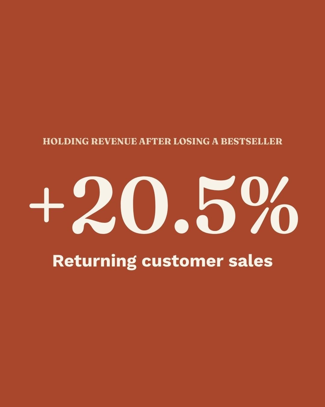 Holding Revenue After Losing a Bestseller