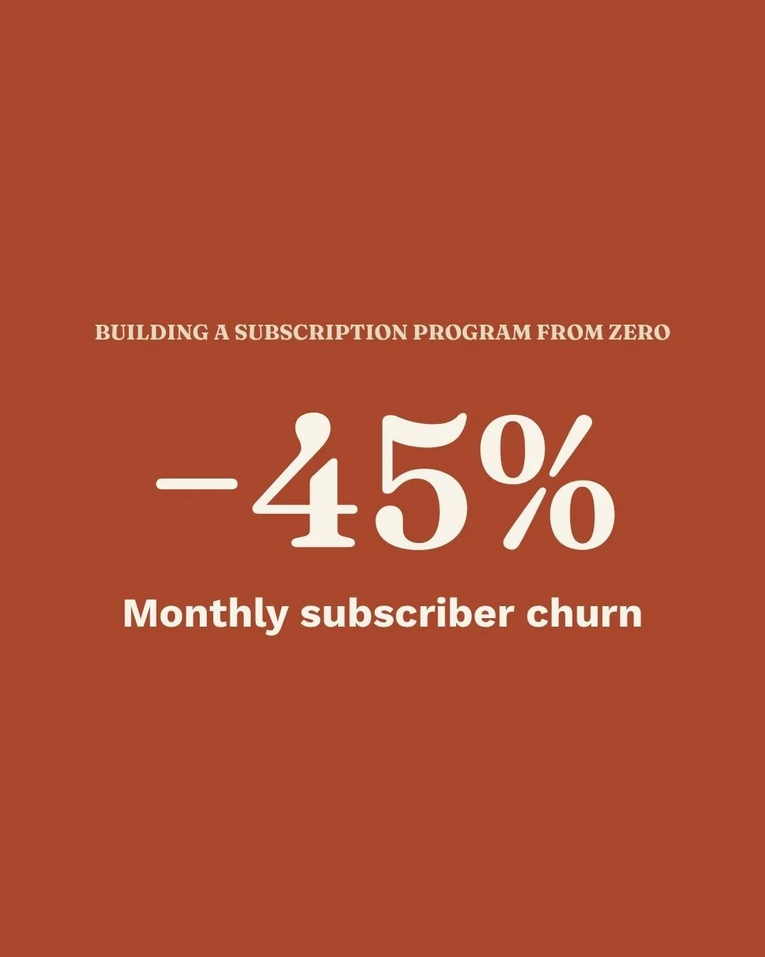 Building a Subscription Program from Zero
