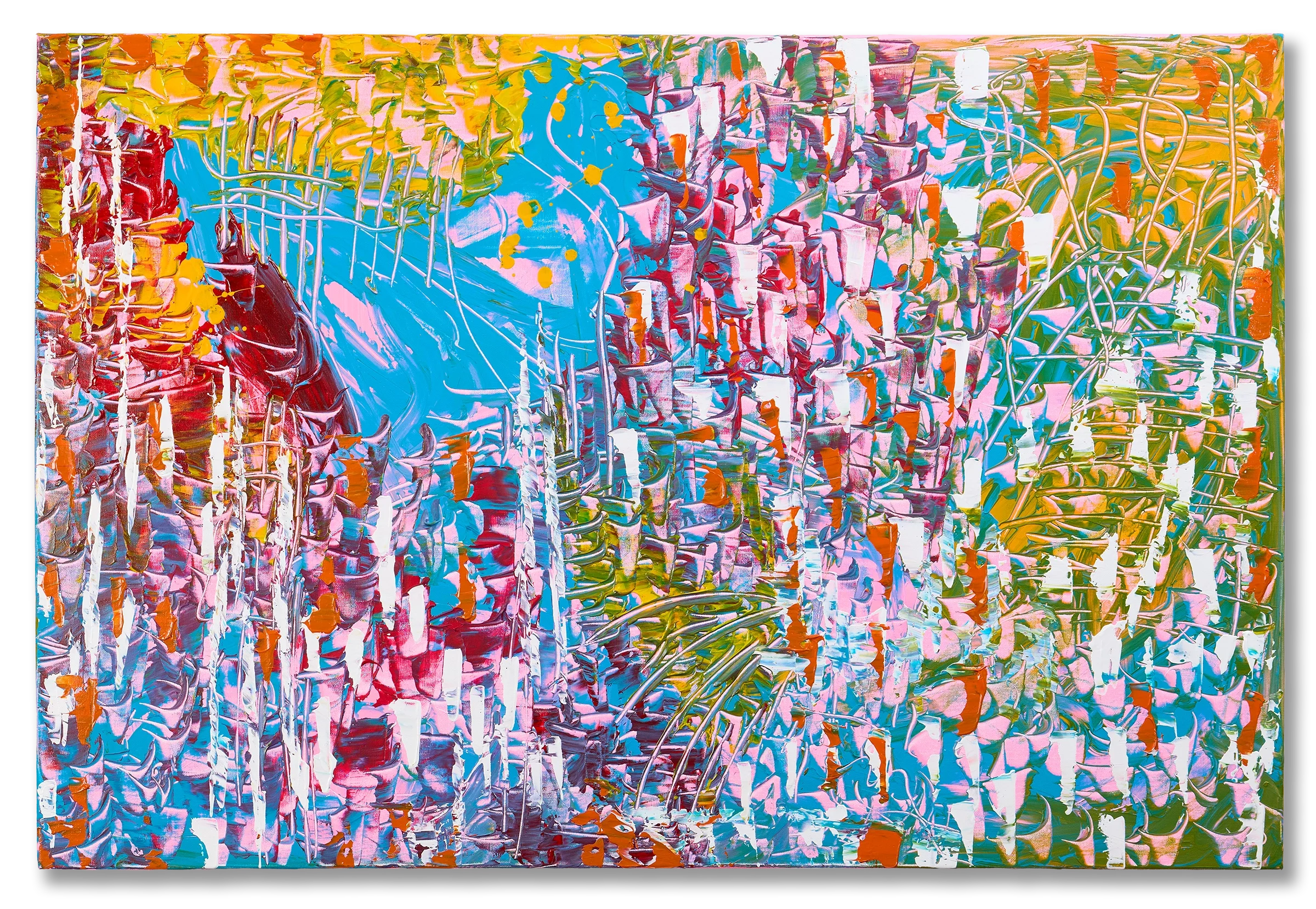 Contemporary artwork by Keith Hall exploring gesture, material, and atmosphere.
