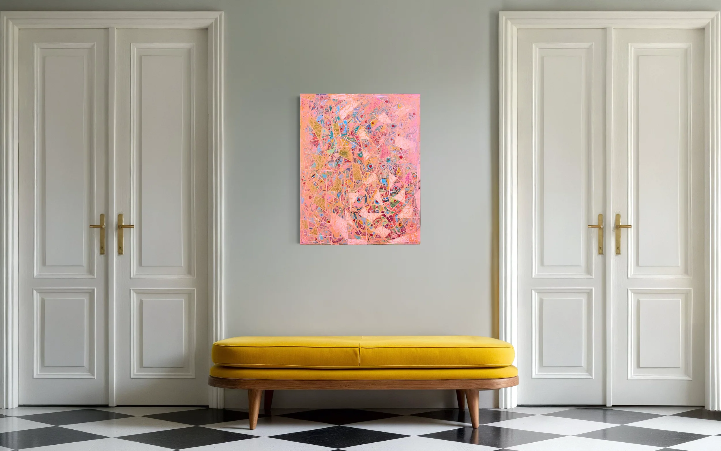 Original contemporary abstract painting by Keith Hall.