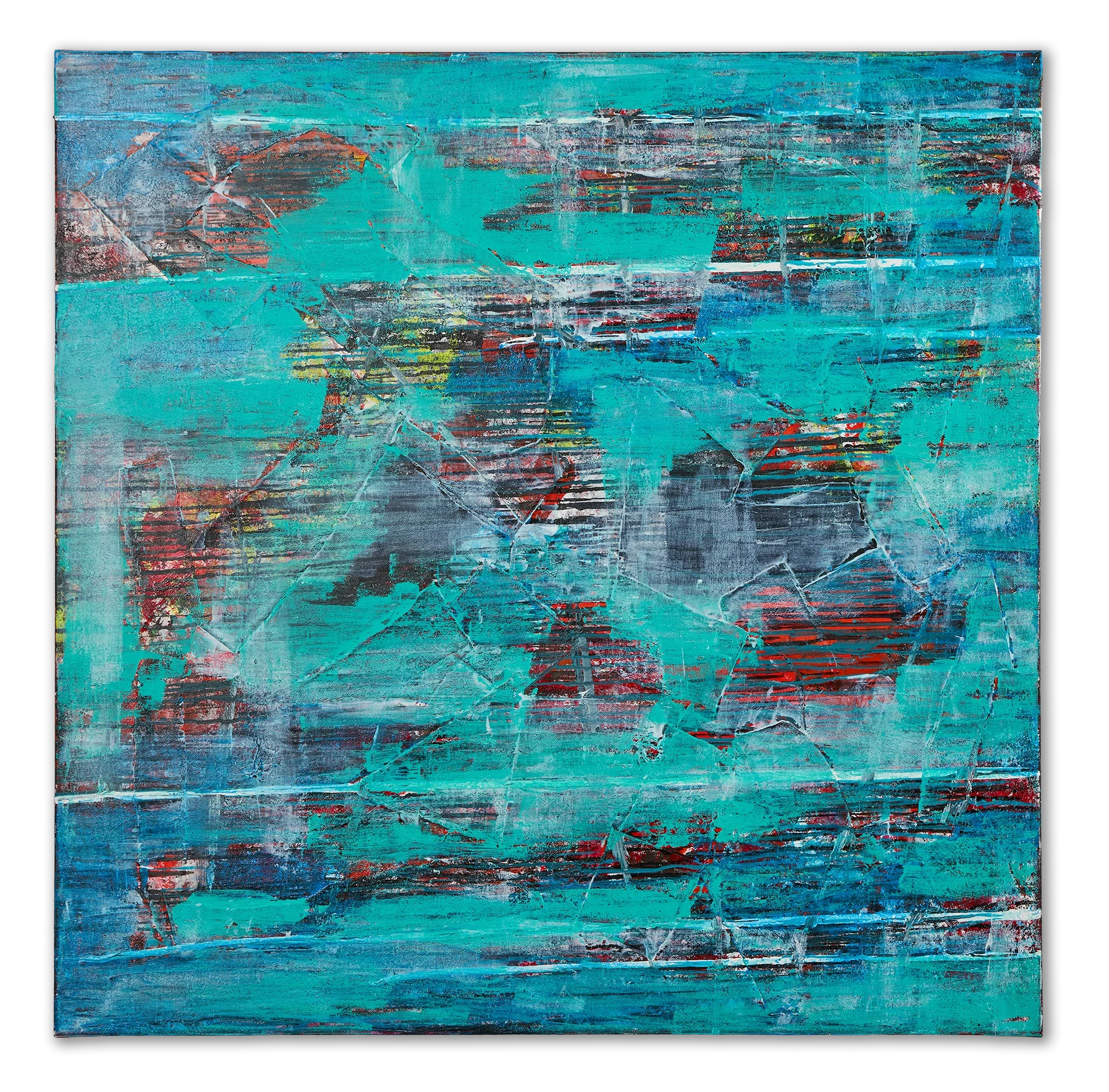 Original contemporary abstract artwork by Keith Hall exploring gesture, material, and atmosphere.