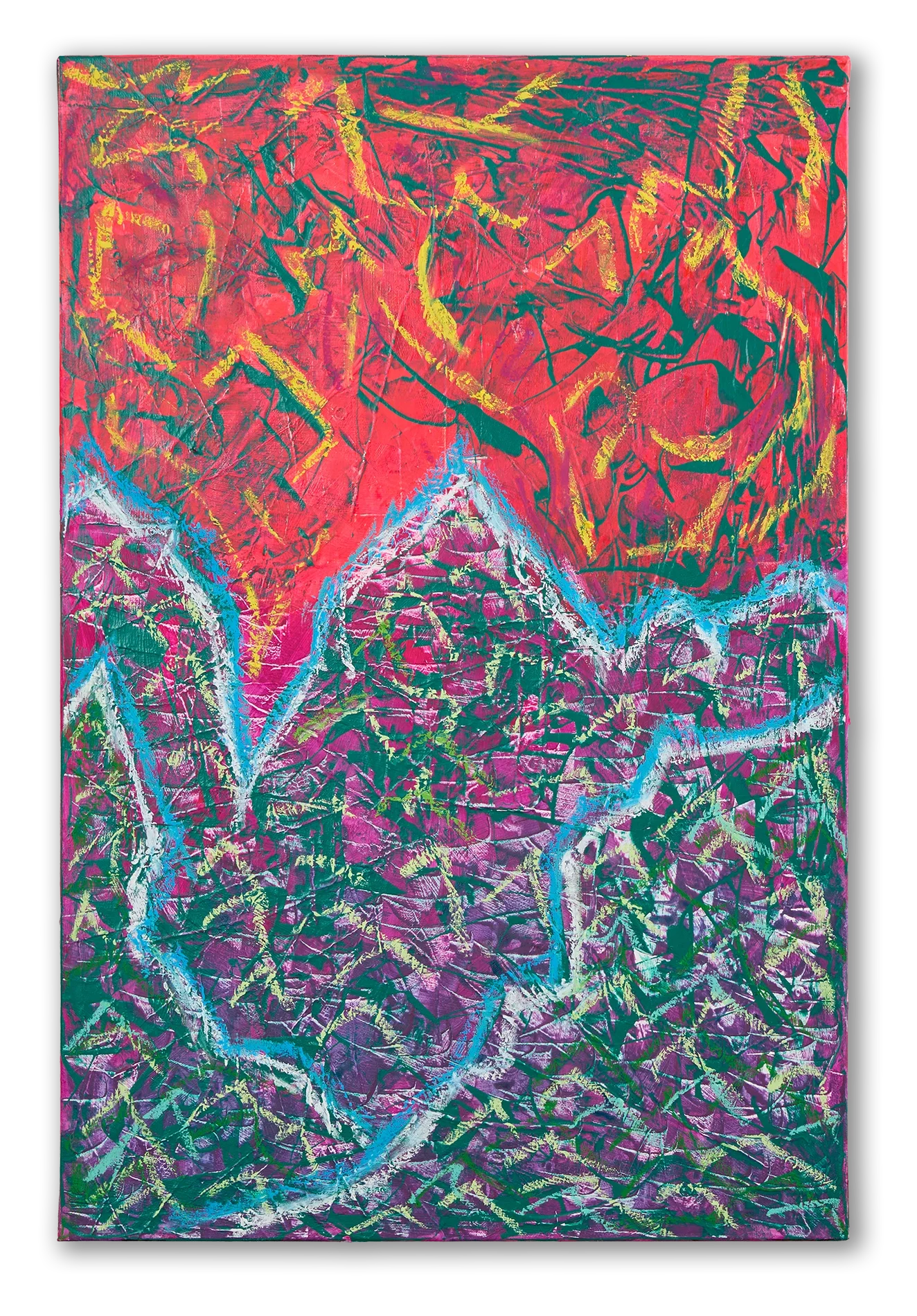 Abstract painting by Keith Hall, London-born contemporary artist living and working in Shanghai.