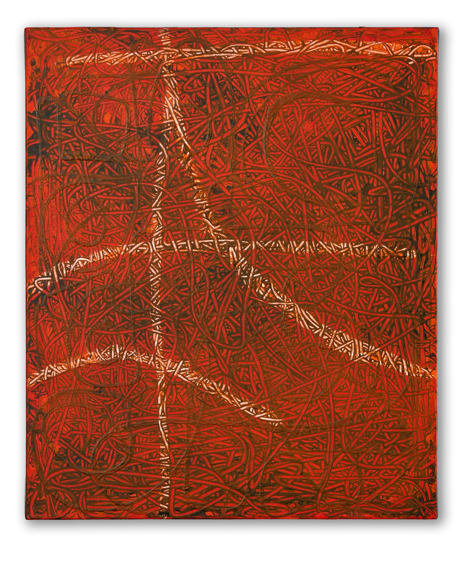 Abstract painting by Keith Hall, London-born contemporary artist living and working in Shanghai.