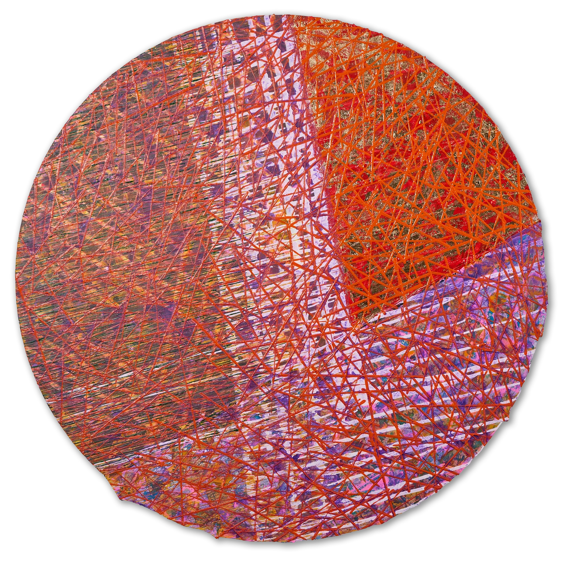 Contemporary abstract painting by Keith Hall, London-born artist living and working in Shanghai.