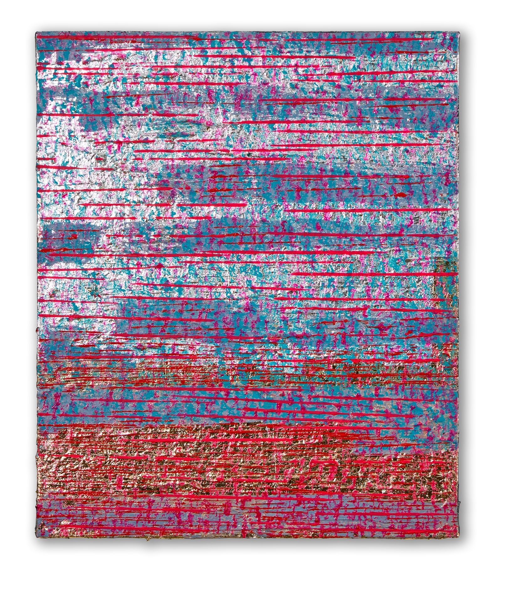 Keith Hall contemporary abstract painting inspired by movement, light, and material exploration.