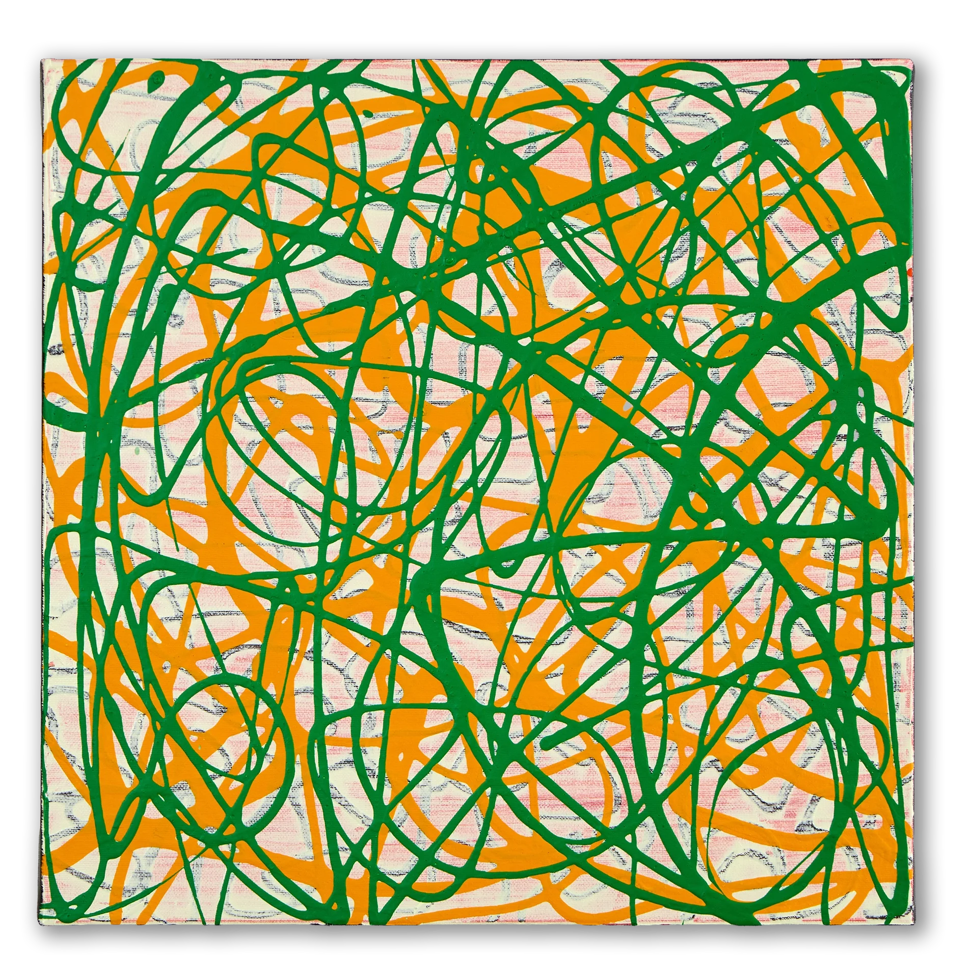 Keith Hall contemporary abstract painting inspired by movement, light, and material exploration.