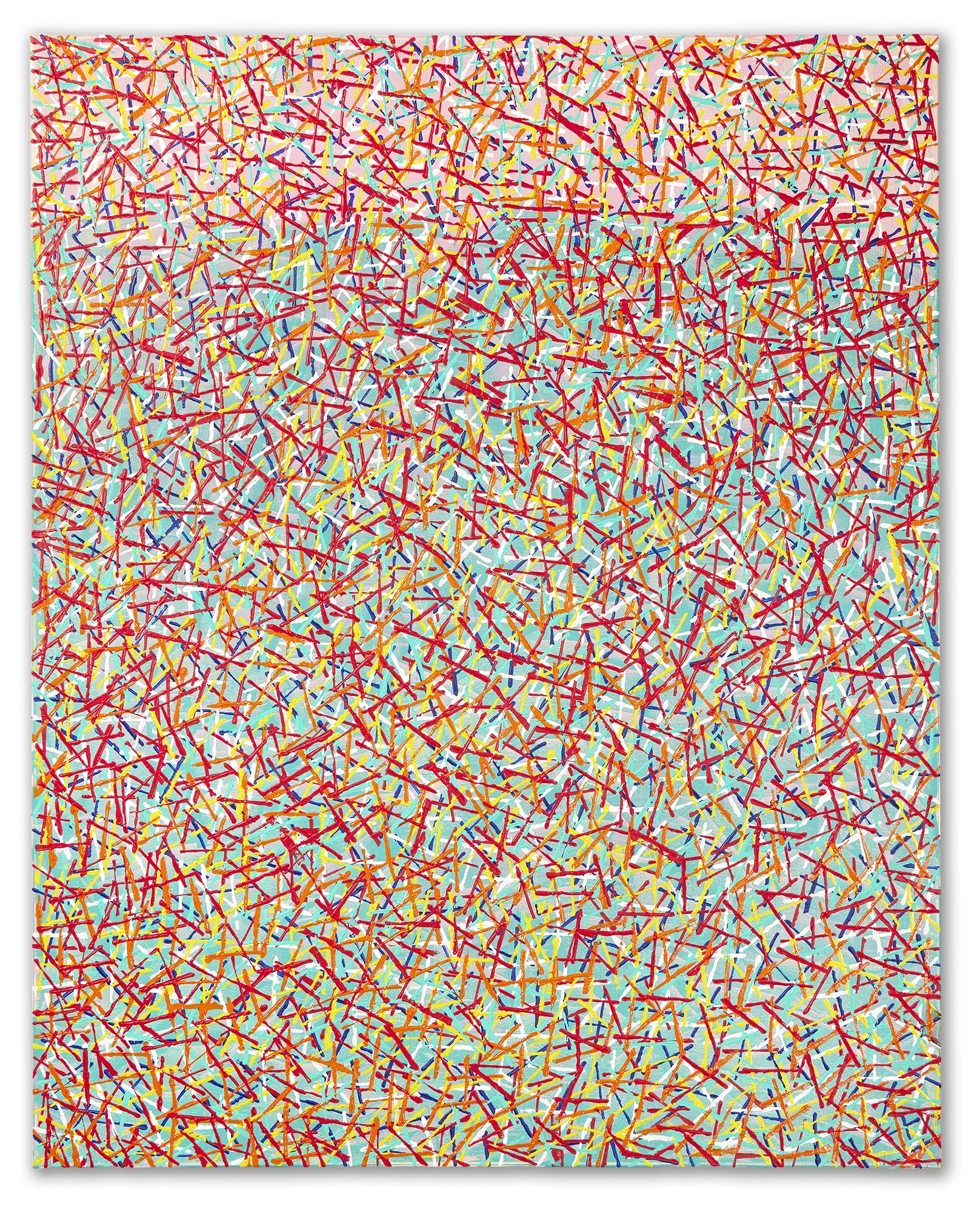 Contemporary abstract painting by Keith Hall, London-born artist living and working in Shanghai.