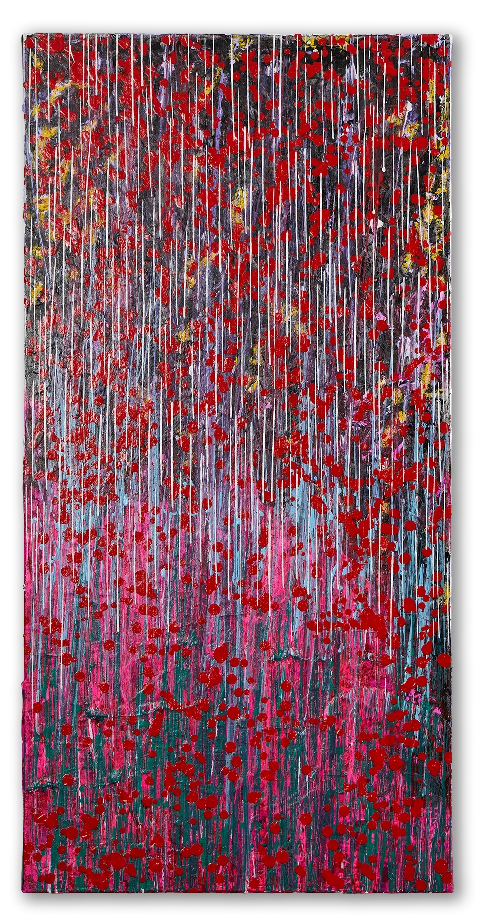 Keith Hall contemporary abstract painting inspired by movement, light, and material exploration.