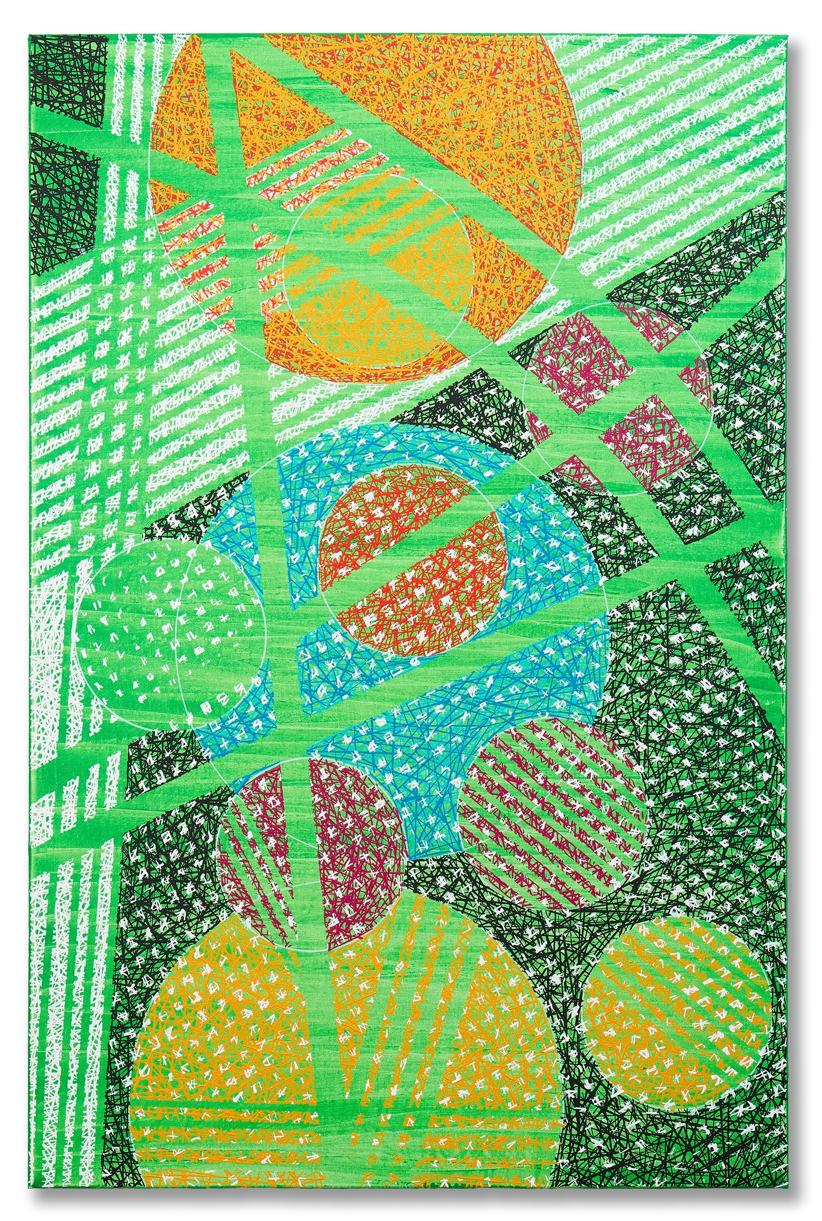 Contemporary abstract artwork by Keith Hall, created with acrylic, pigment, and mixed media on canvas.