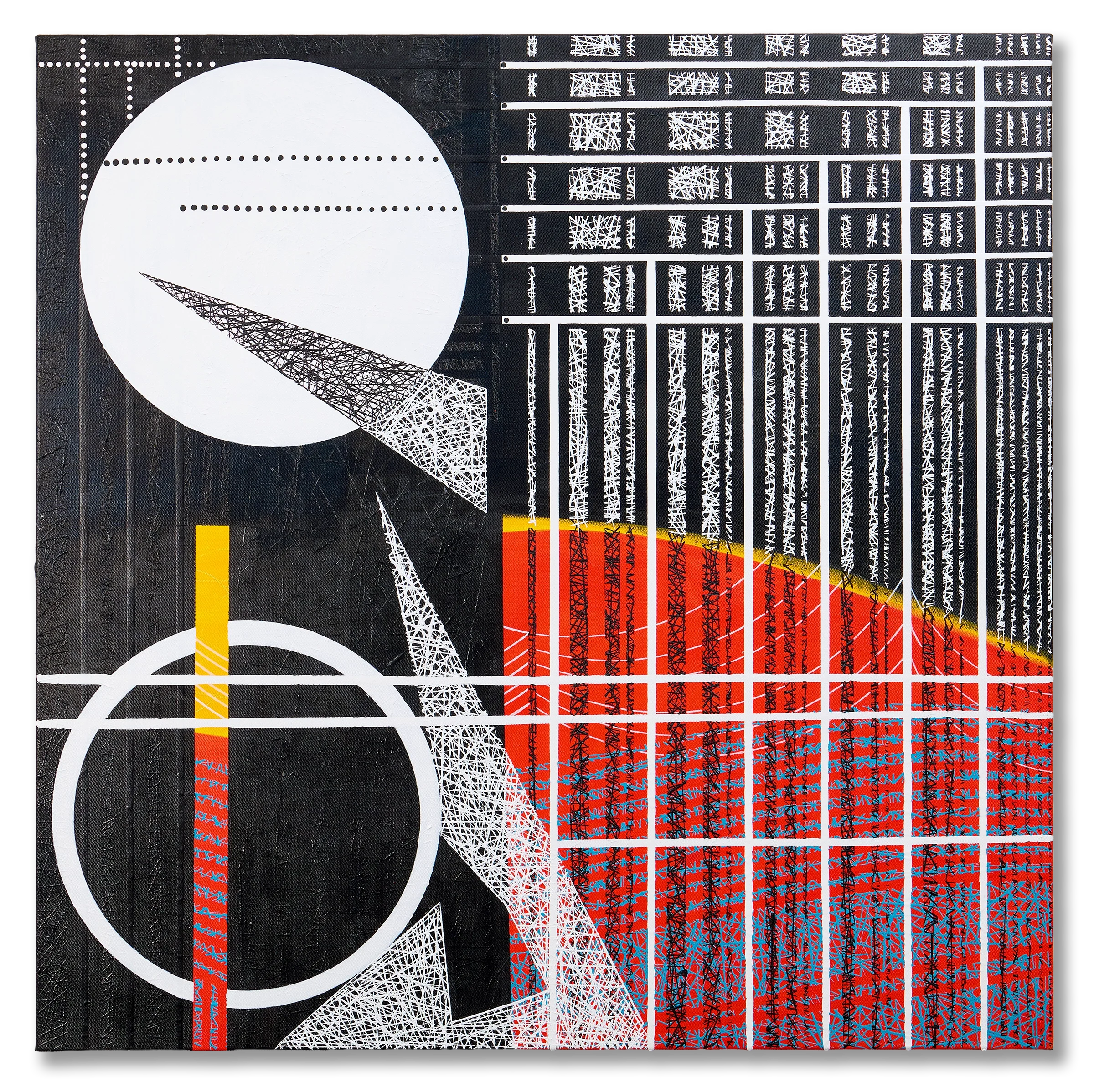 Keith Hall contemporary abstract painting with rich textures, layered colour, and intuitive composition.