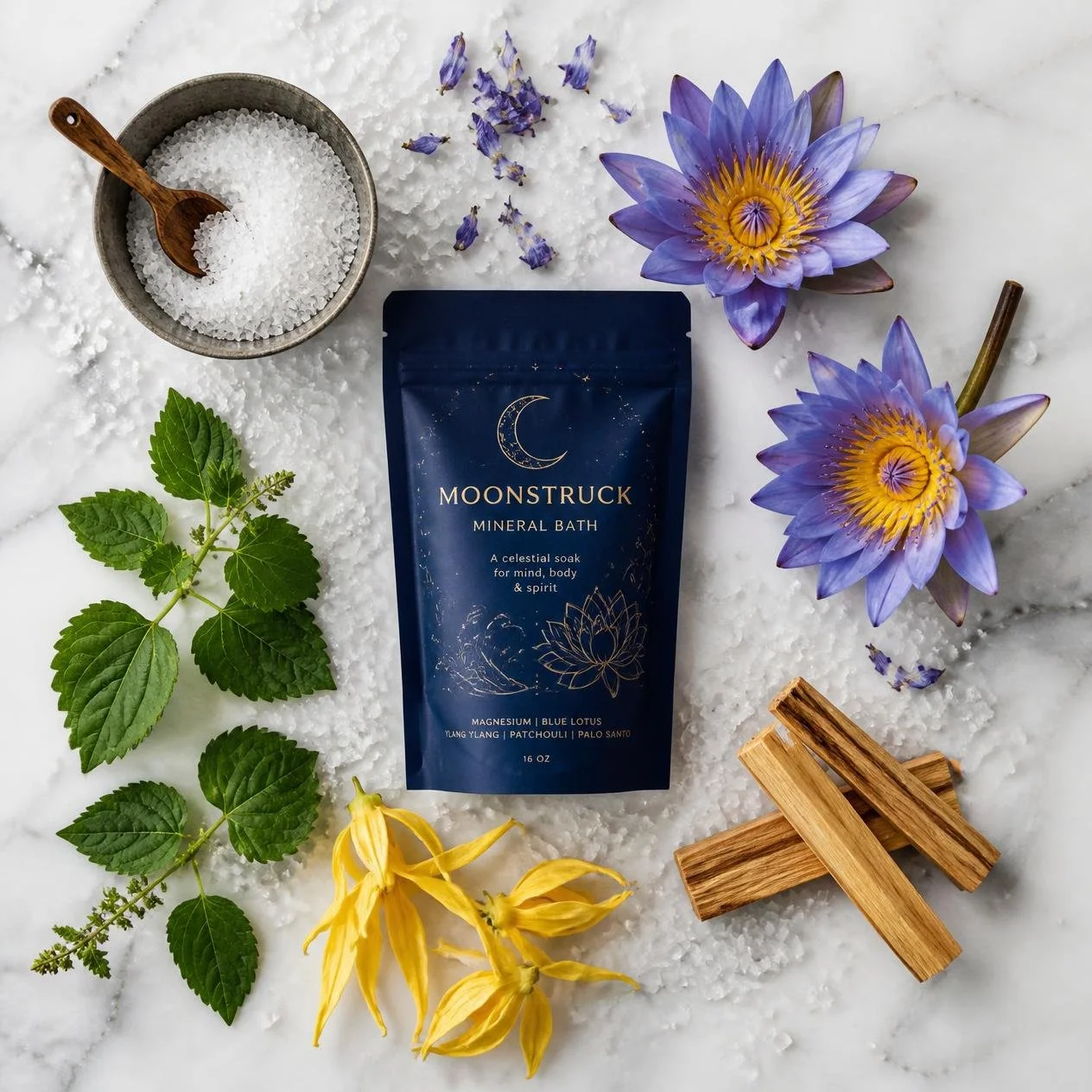 Moonstruck Mineral Bath - Aphrodisiac Blend