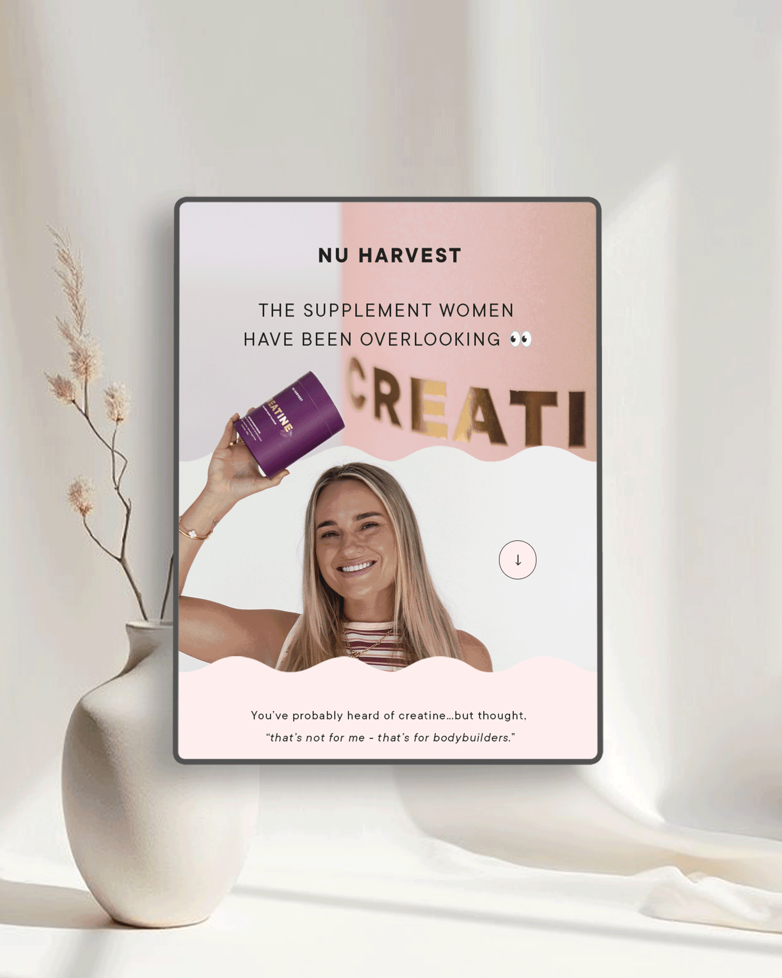 Nu Harvest Creatine Education EDM