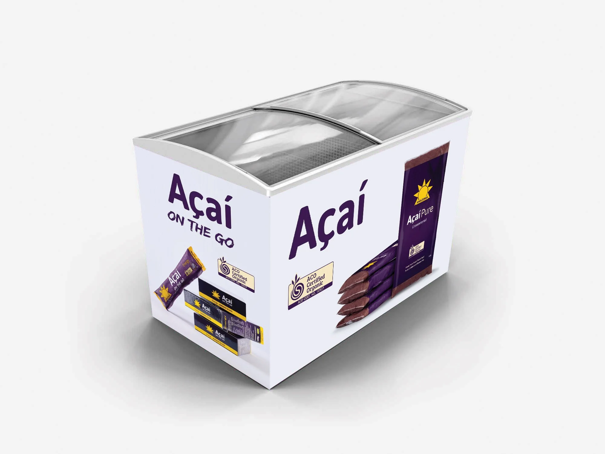 Amazonia Acai On-The-Go Freezer Decal