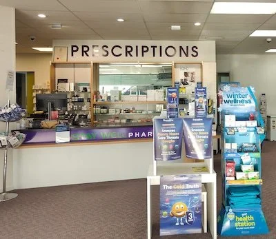 Stay Well Pharmacy Prescriptions counter, Hornby, Christchurch