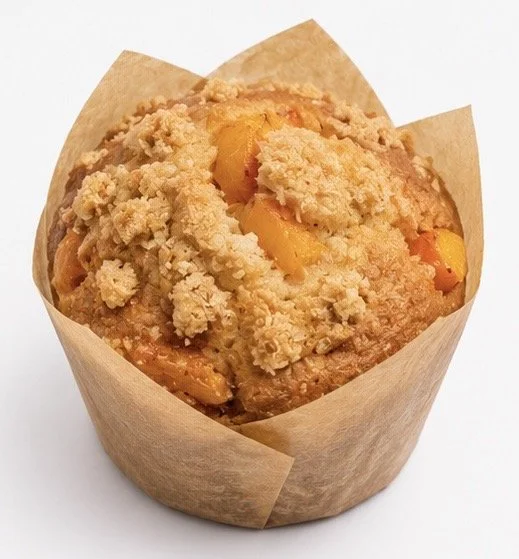 Peach Cobbler Muffin