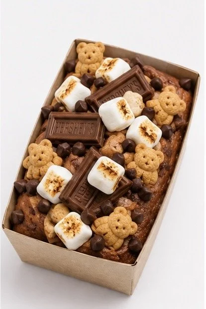 Campfire S'mores Mini Dessert Loaf