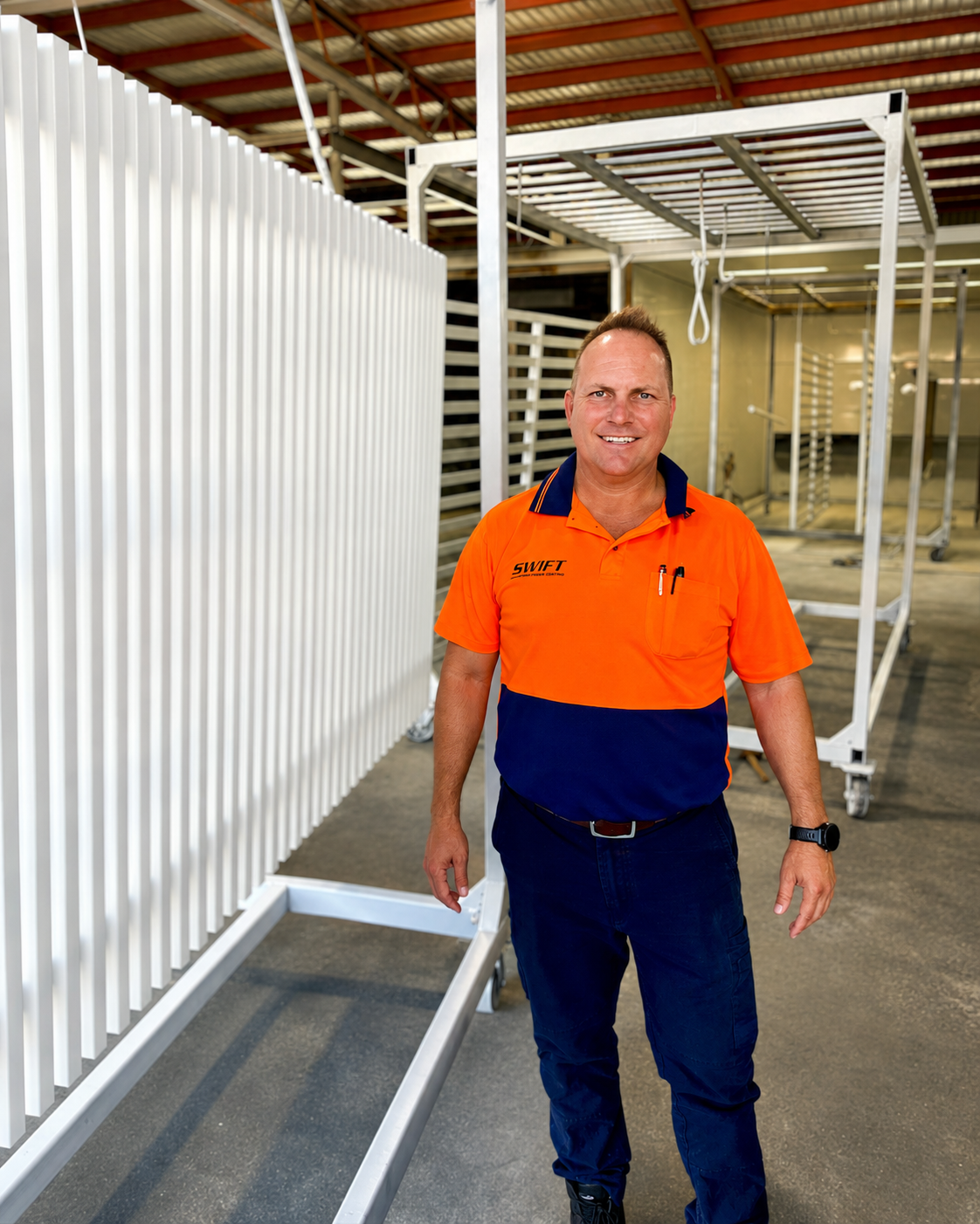 Paula Sgarbossa, Co-Owner & Head Tradesman at Swift Powdercoating & Fencing