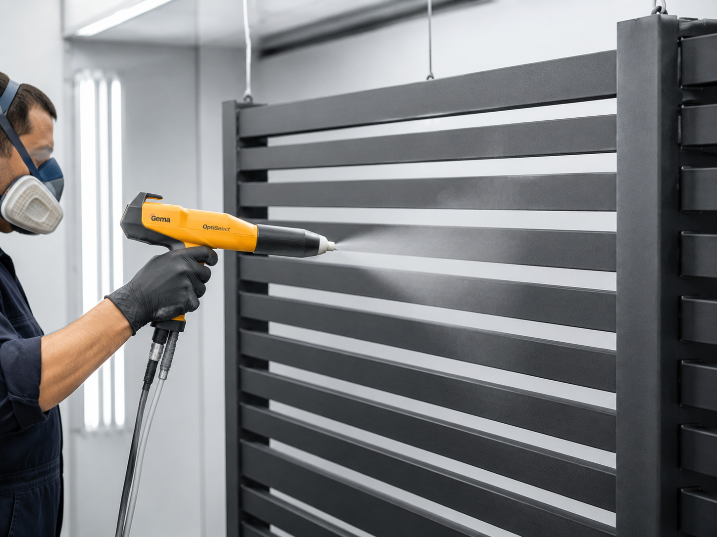 Powder Coating on Lock by Swift Powdercoating and Fencing