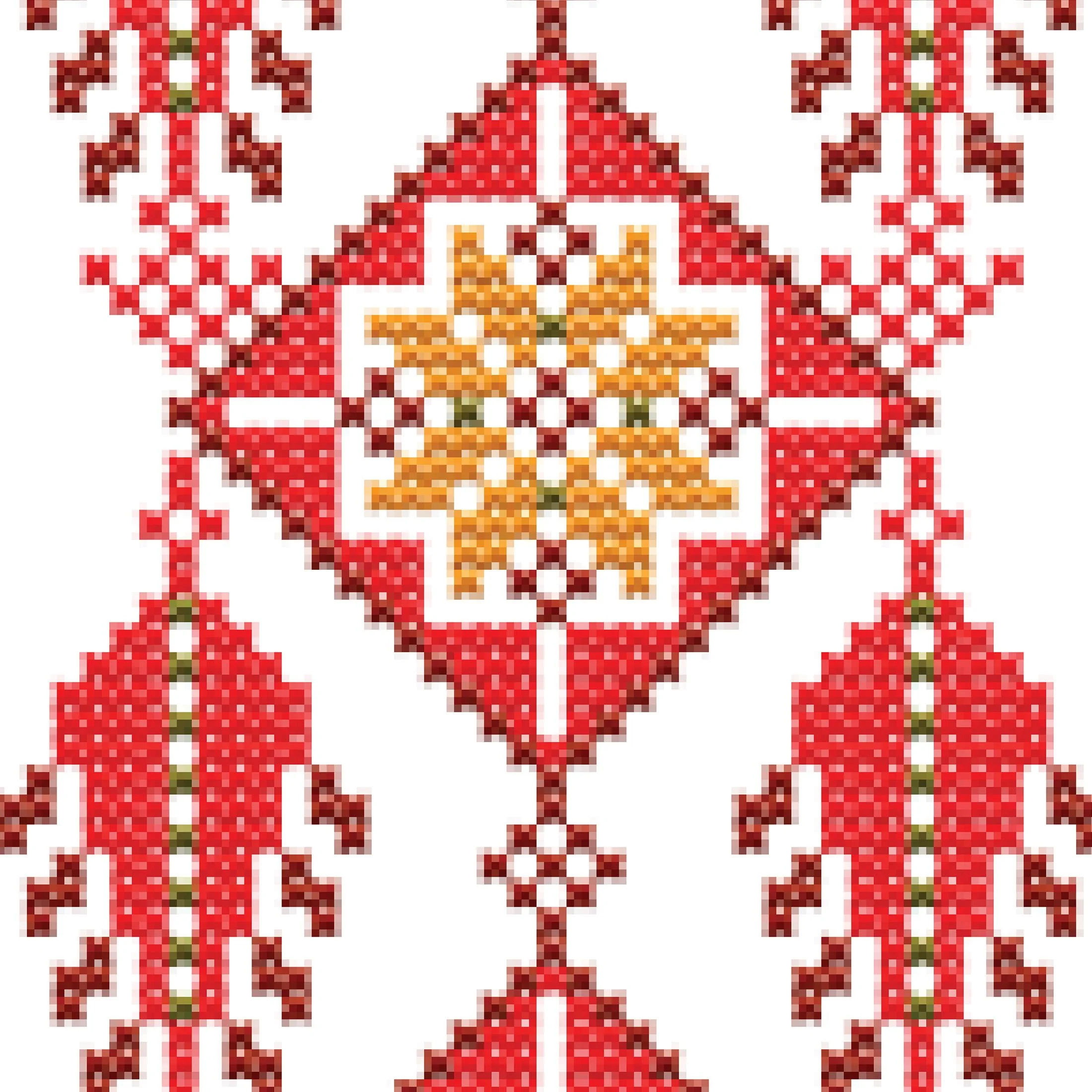 Tatreez Belt Design Pattern 4