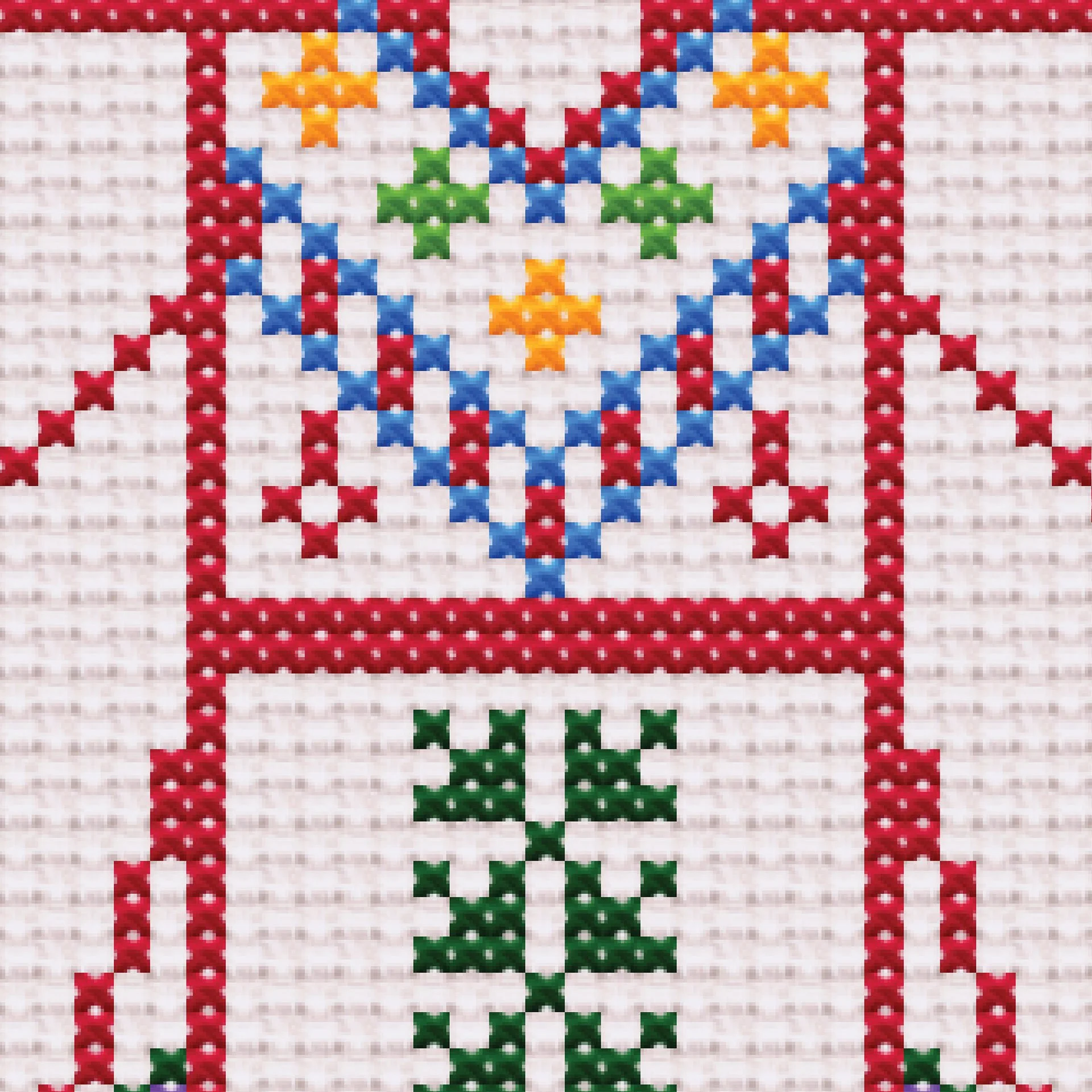 Palestinian Thobe Pattern