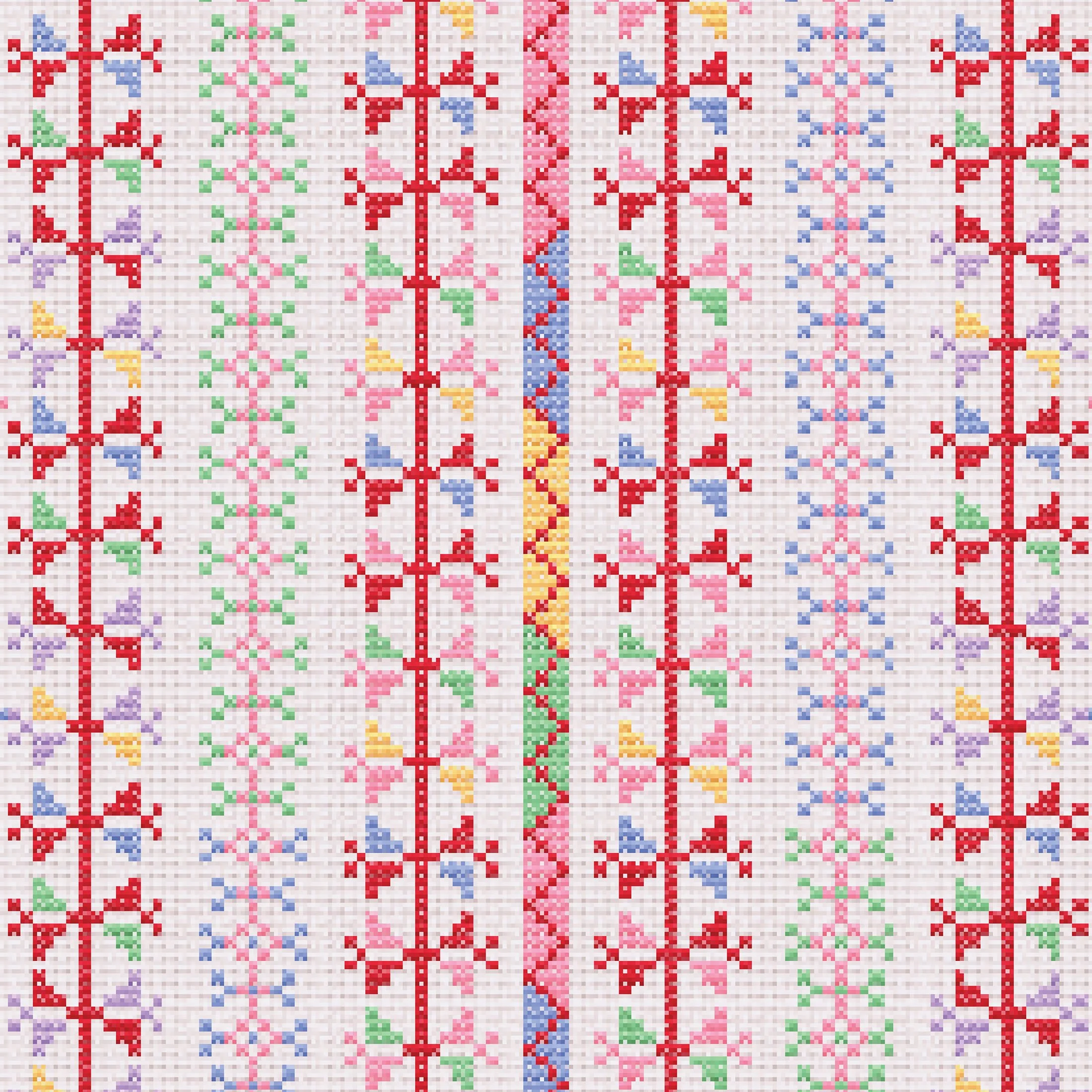 Tatreez Wall Hanging Pattern 1