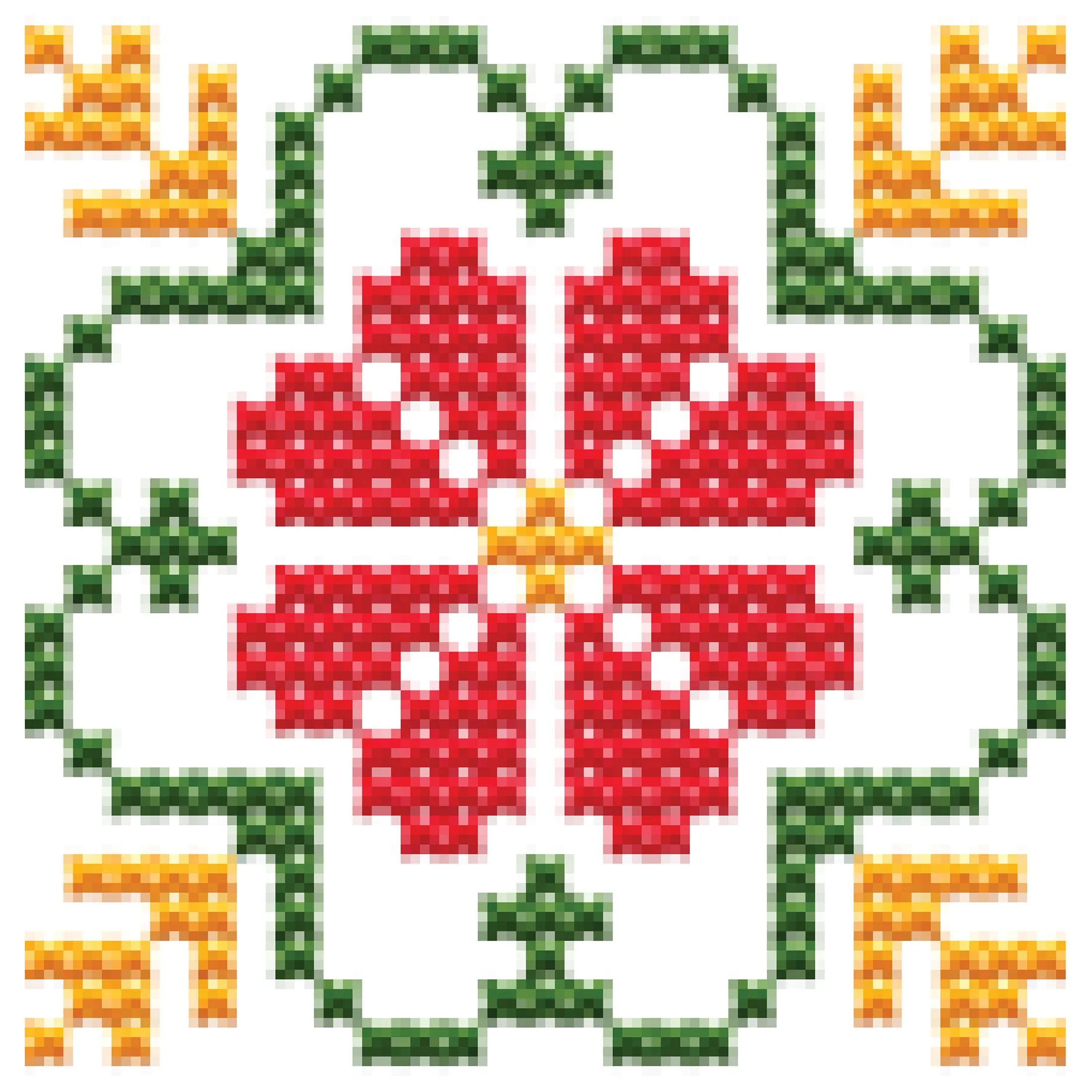 Tatreez Belt Design Pattern 2
