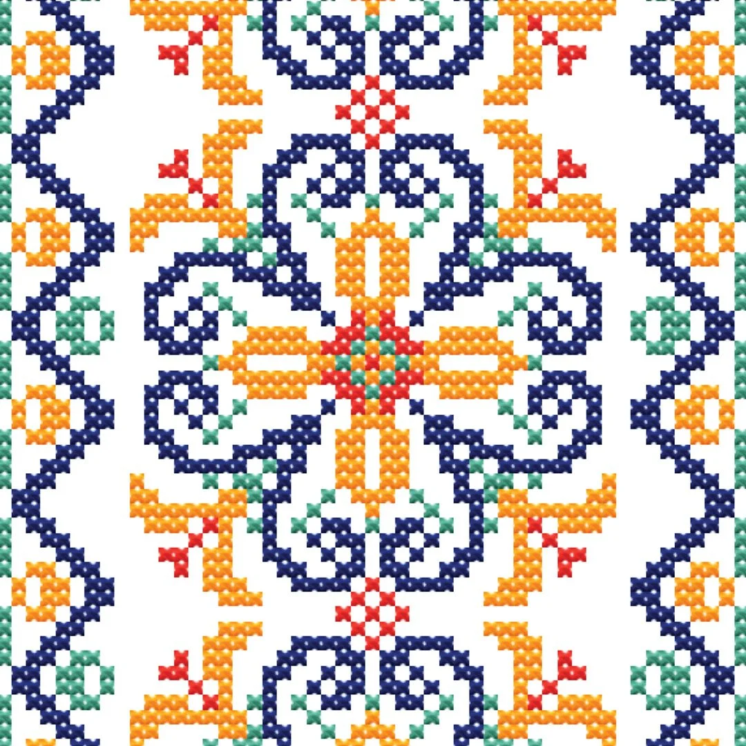 Tatreez Belt Design Pattern 5