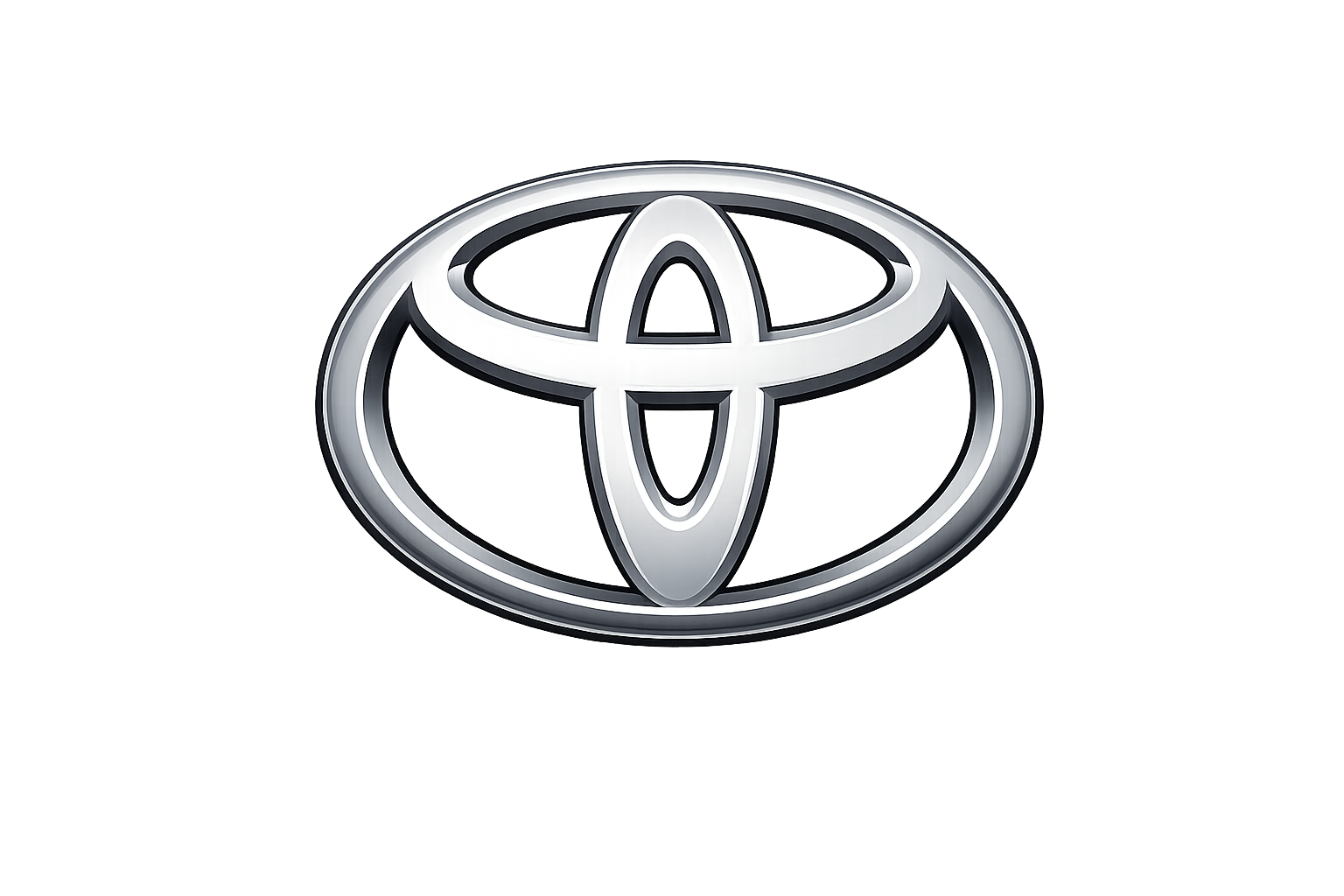 The image features the Toyota logo, a silver emblem with three overlapping ovals, set against a colorful, abstract background with streaks of various colors including red, blue, and black.