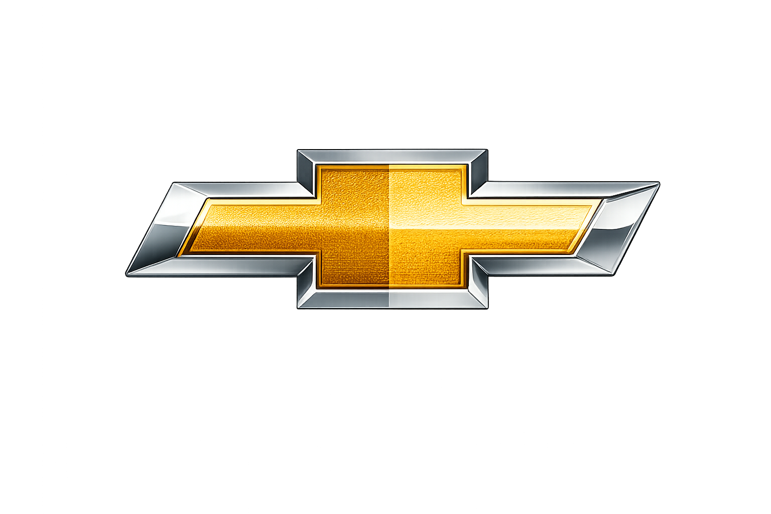The Chevrolet logo with a gold cross emblem in the center, surrounded by a chrome outline, set against a colorful, distorted background.