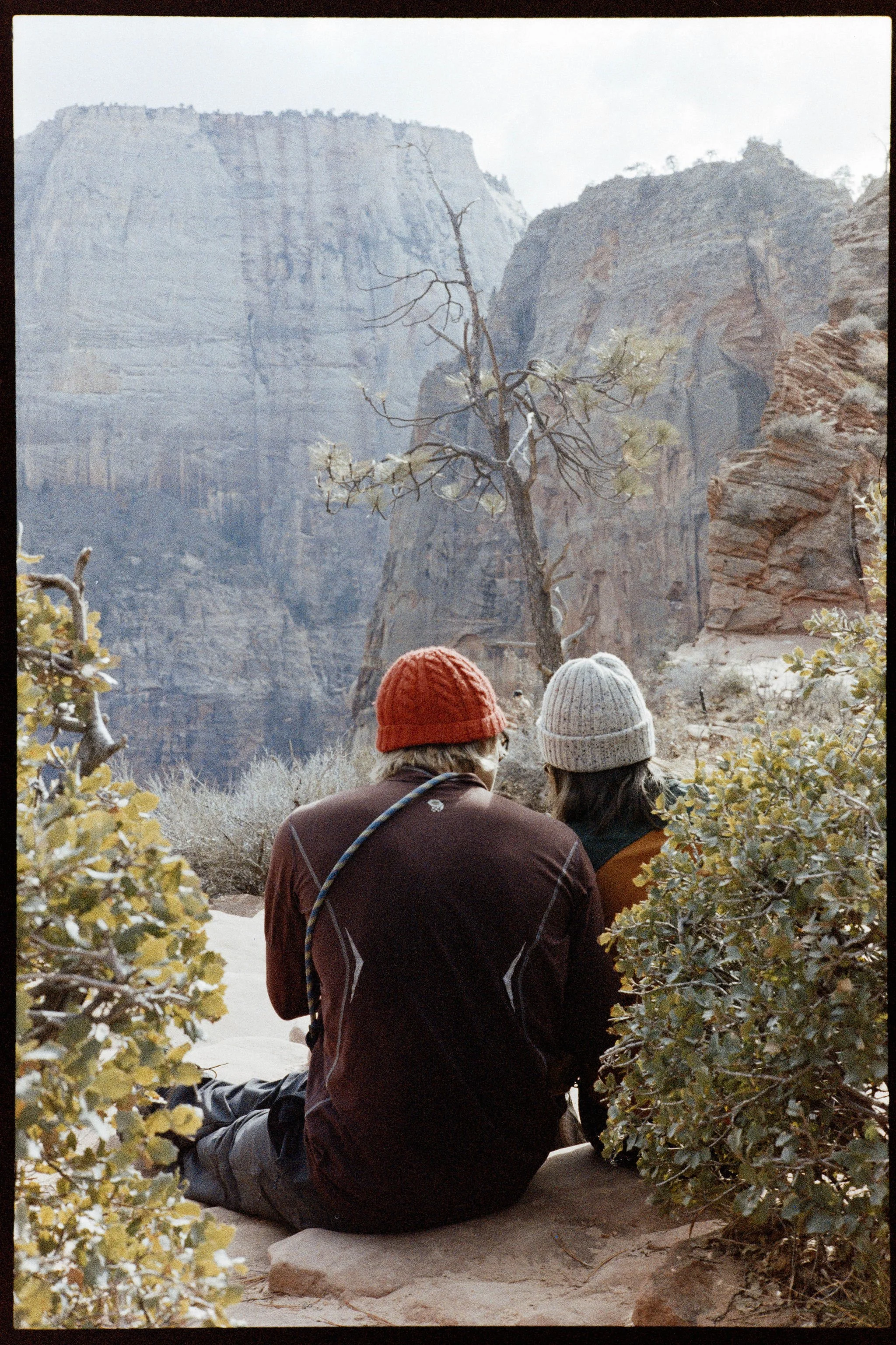 Break on the trail in Zion