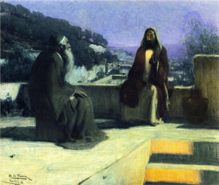 Nicodemus Visiting Jesus–Henry Ossawa Tanner