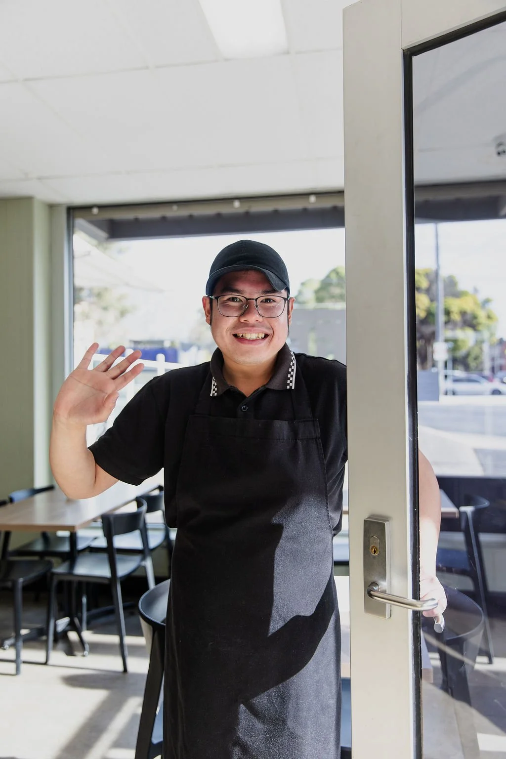 Team members building hospitality skills at dal in Geelong