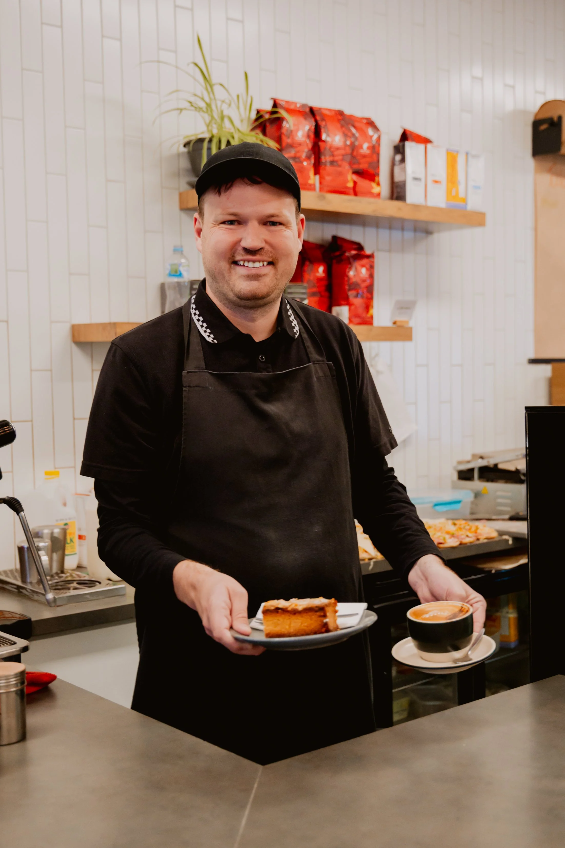 Fresh coffee served at dal cafe in Geelong