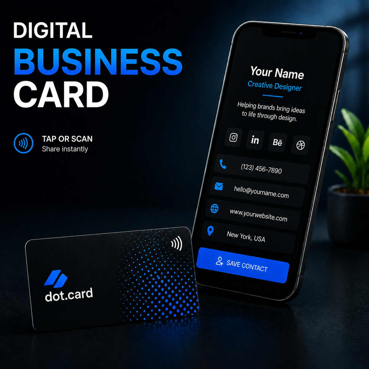 Create Digital Business Card